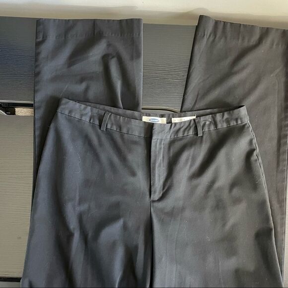 Old Navy Stretch Black Rayon Blend Trouser, 14 Long - Picture 5 of 9